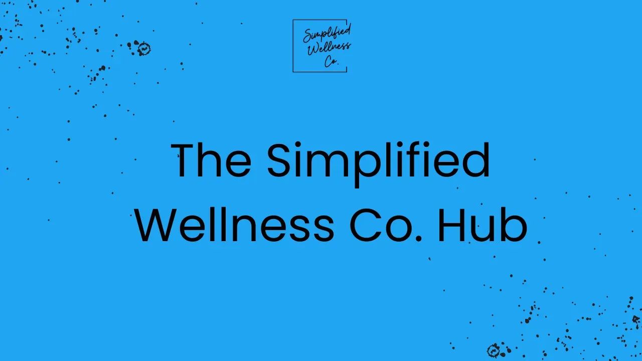 Simplified Wellness Co. Hub banner