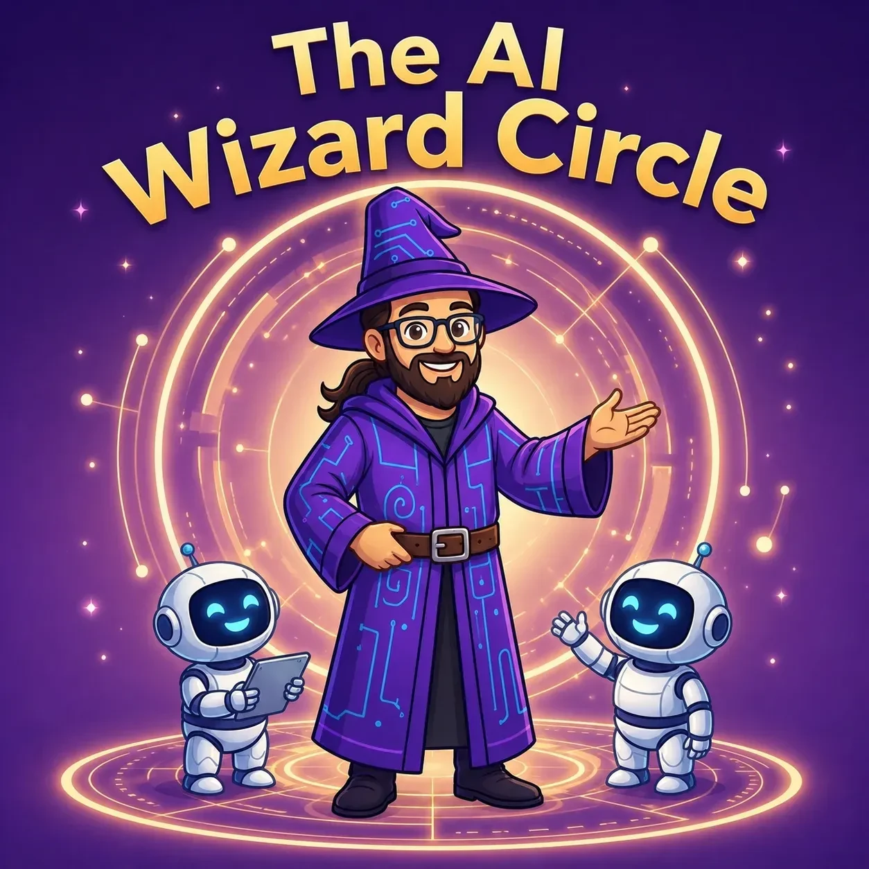 The AI Wizard Circle logo