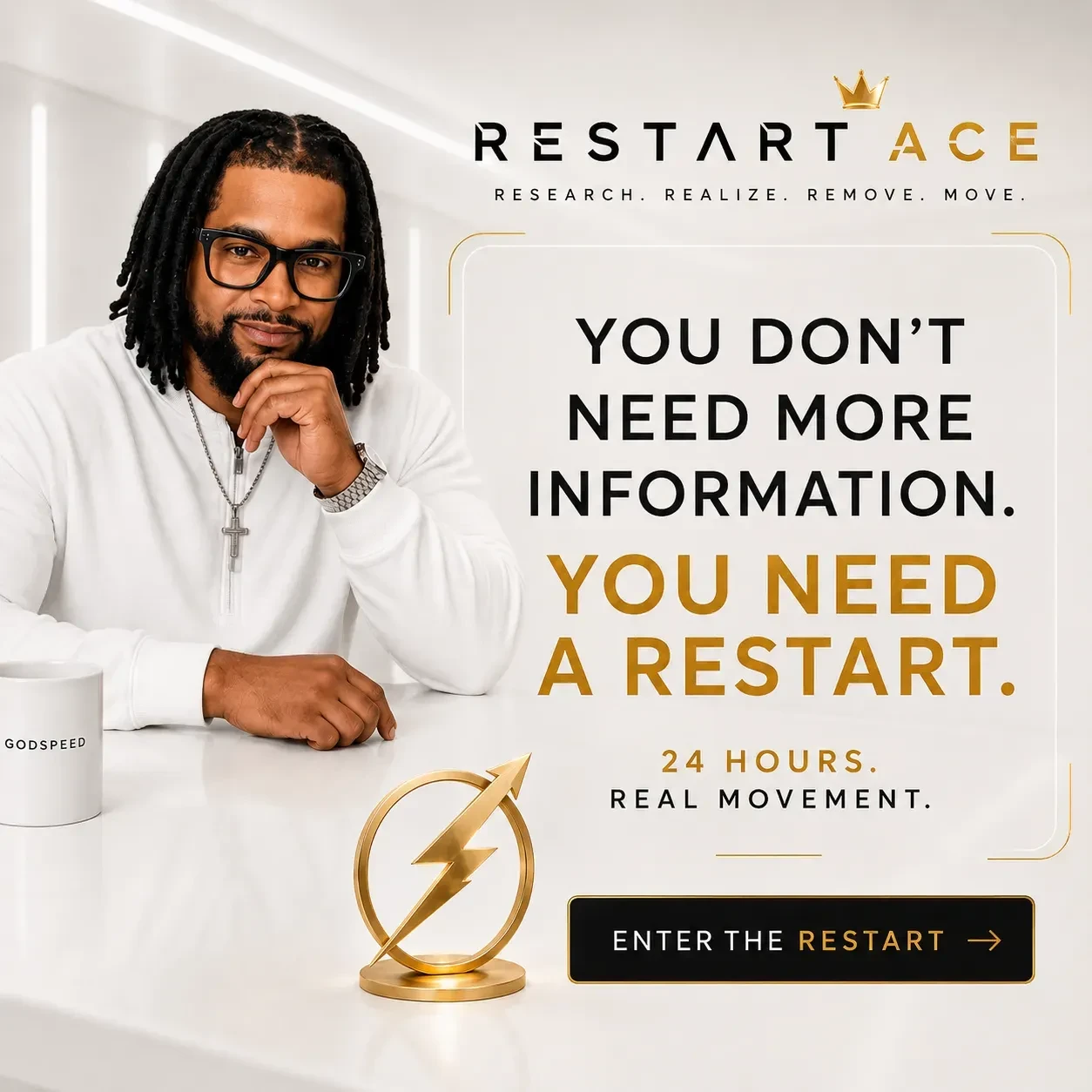Restart Ace ⚡️🕐 logo