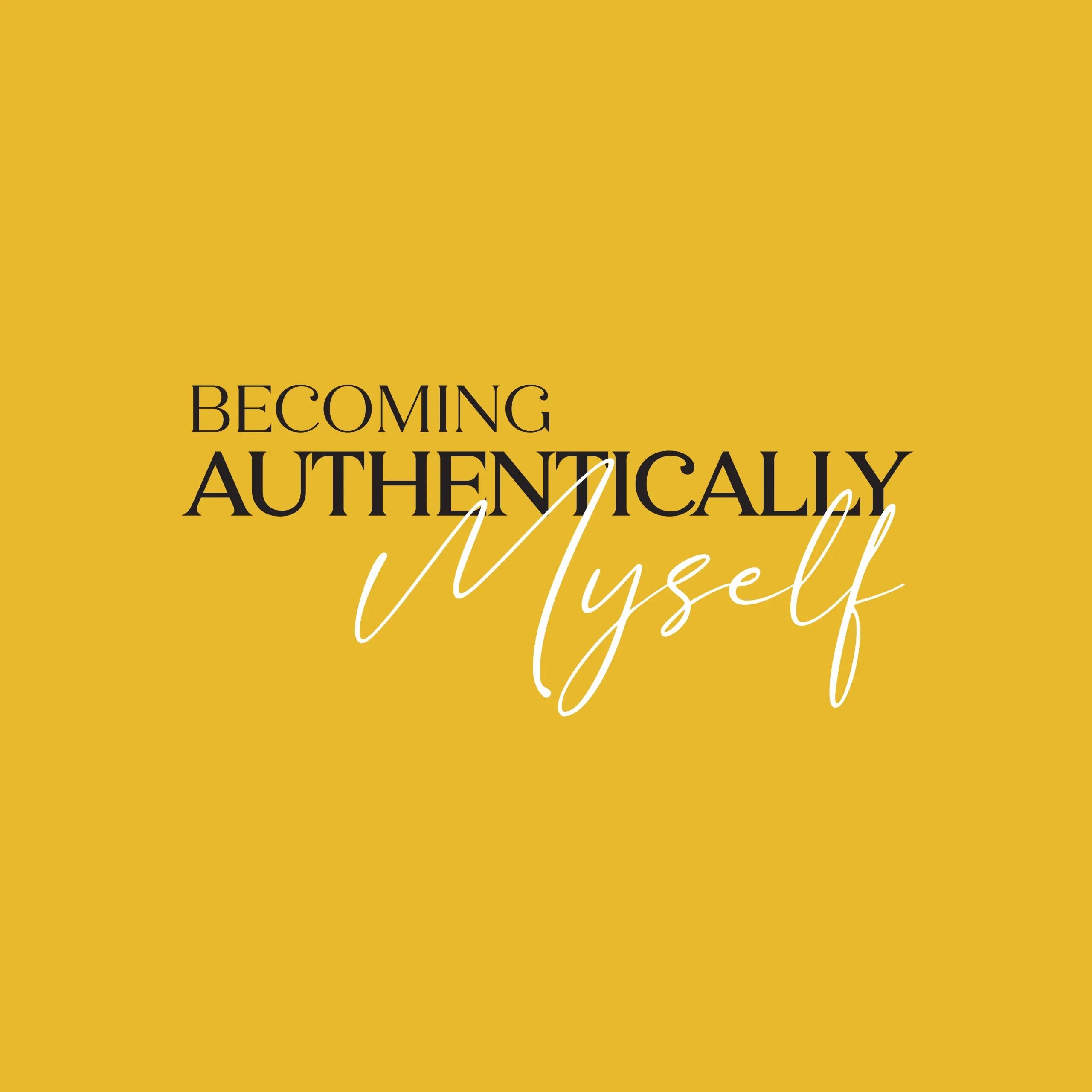 Becoming Authentically MYSELF logo