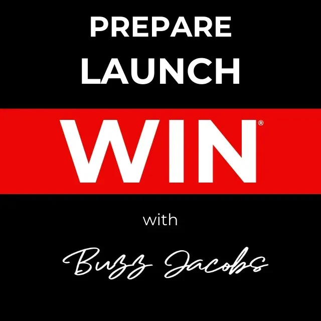 PREPARE LAUNCH WIN logo