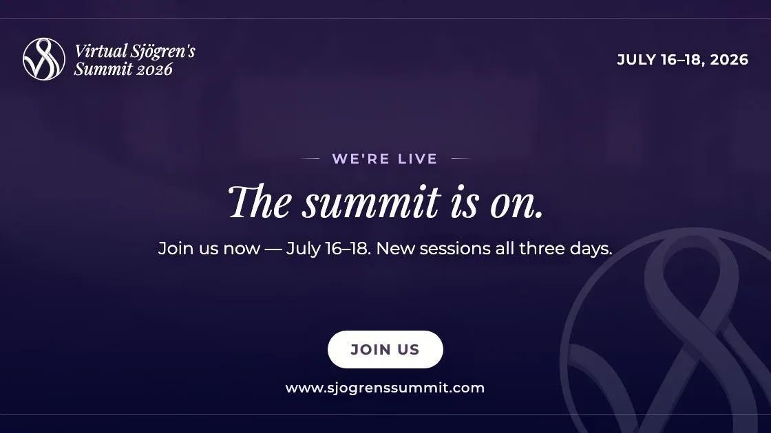 Virtual Sjogren's Summit 2026 banner