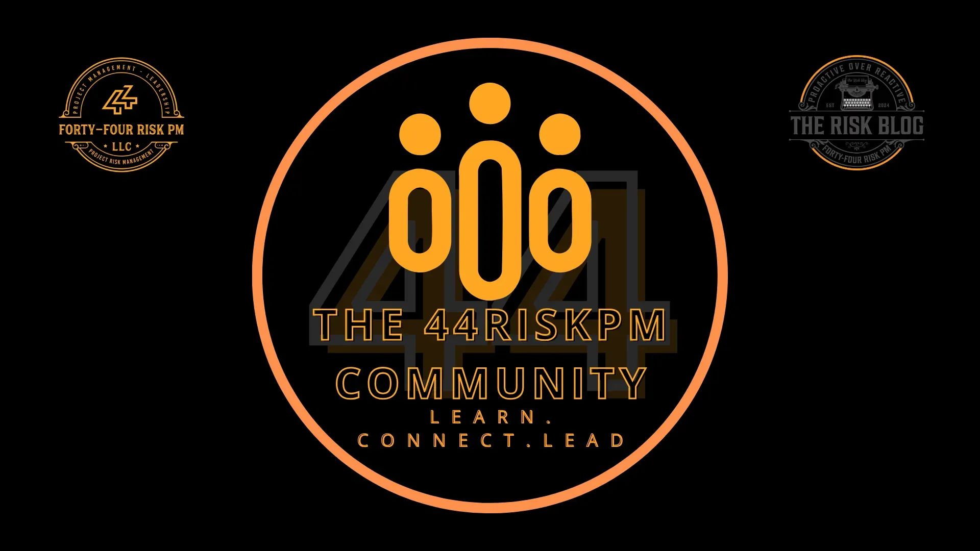 44RiskPM Training Community banner