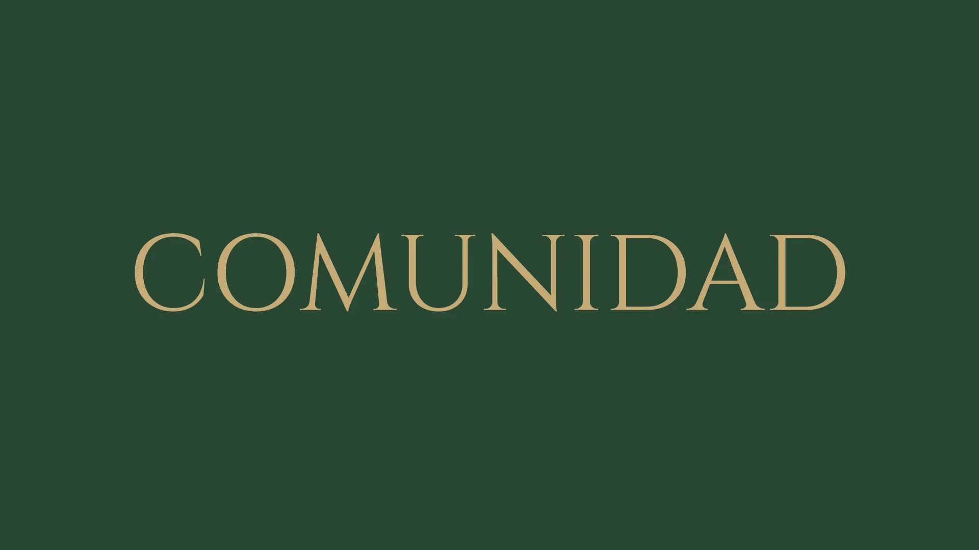 Comunidad