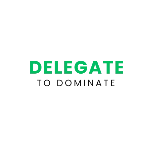 Delegate to Dominate  logo