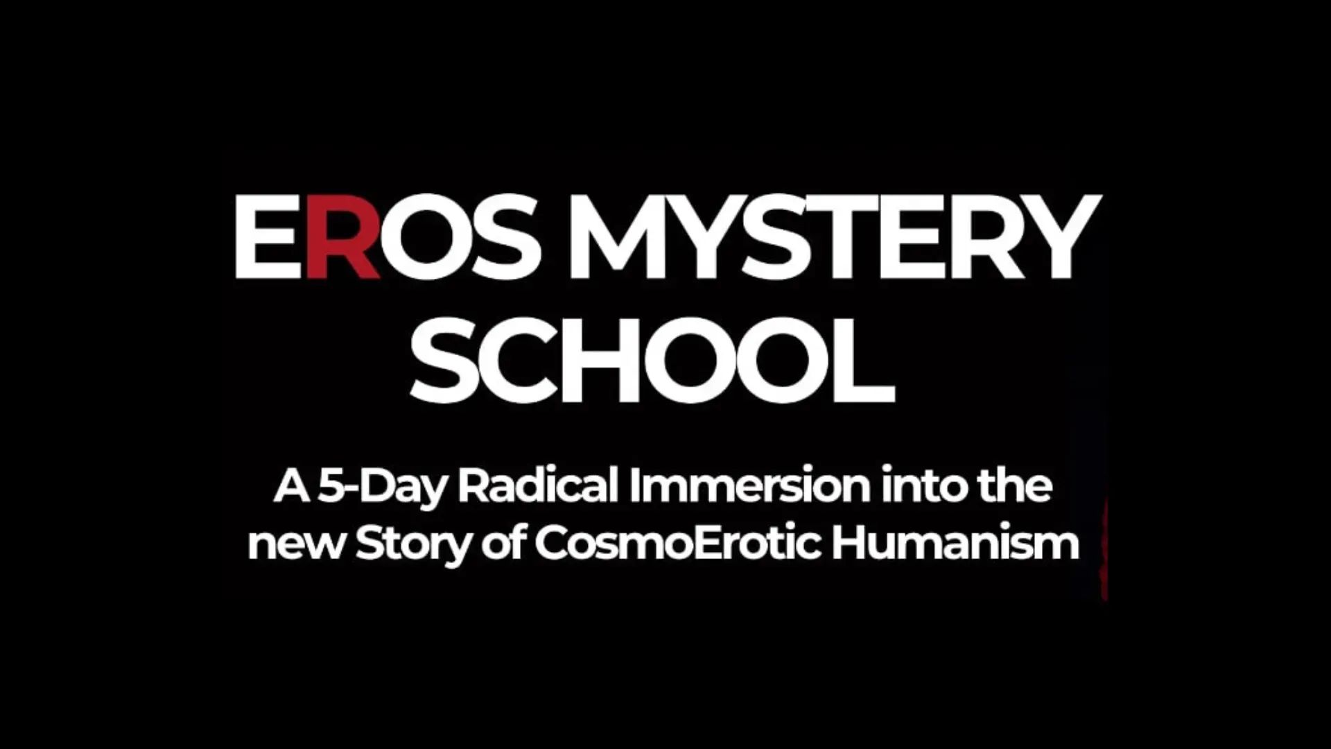 Eros Mystery School 2025