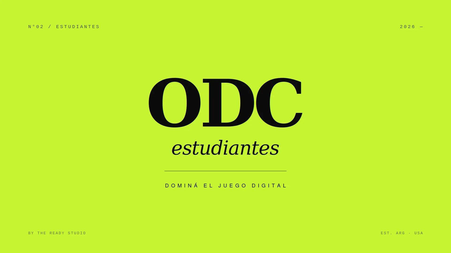 ODC Full - Acceso Estudiante banner
