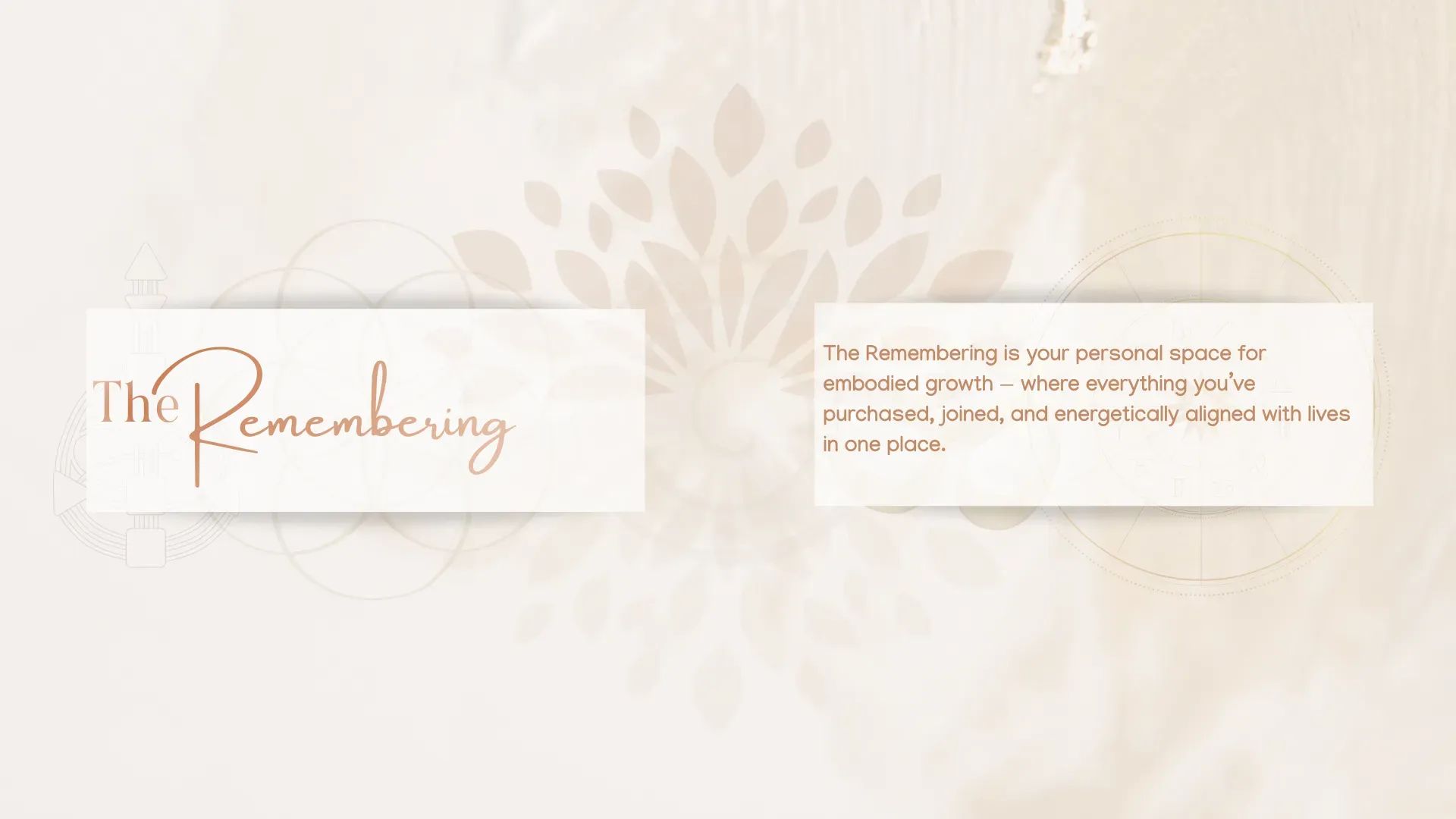 The Remembering | Integrations banner