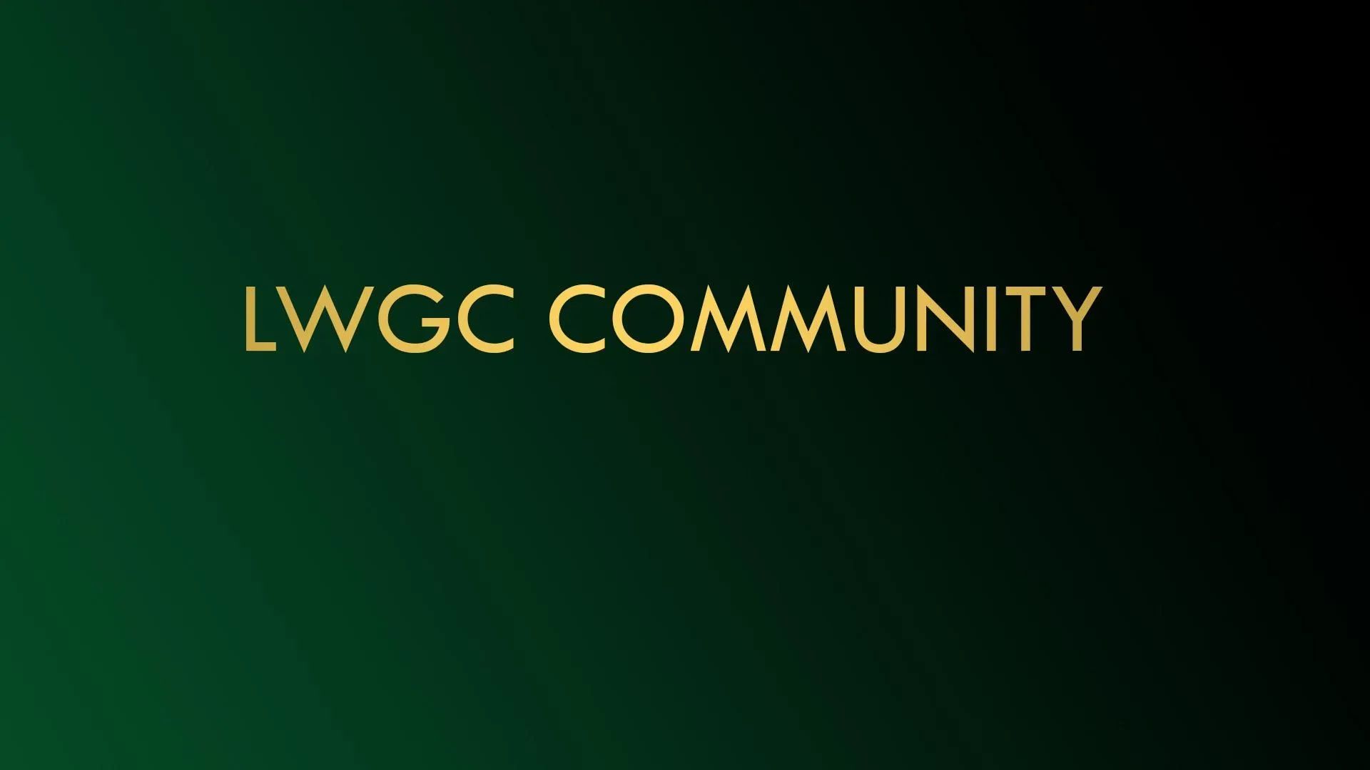 LWCG Community