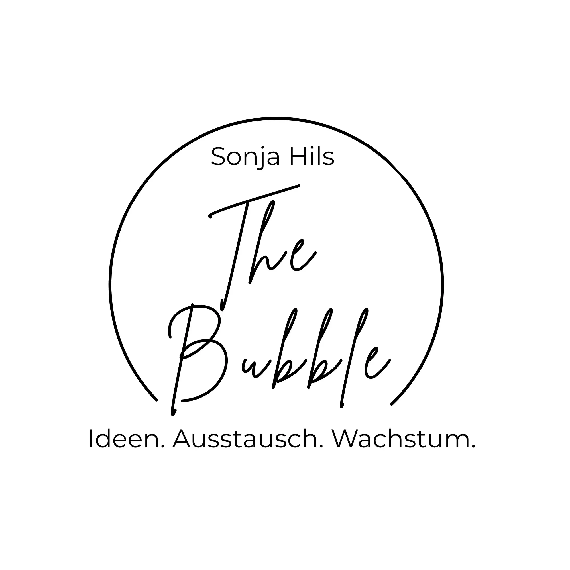 SONJA HILS | THE BUBBLE logo