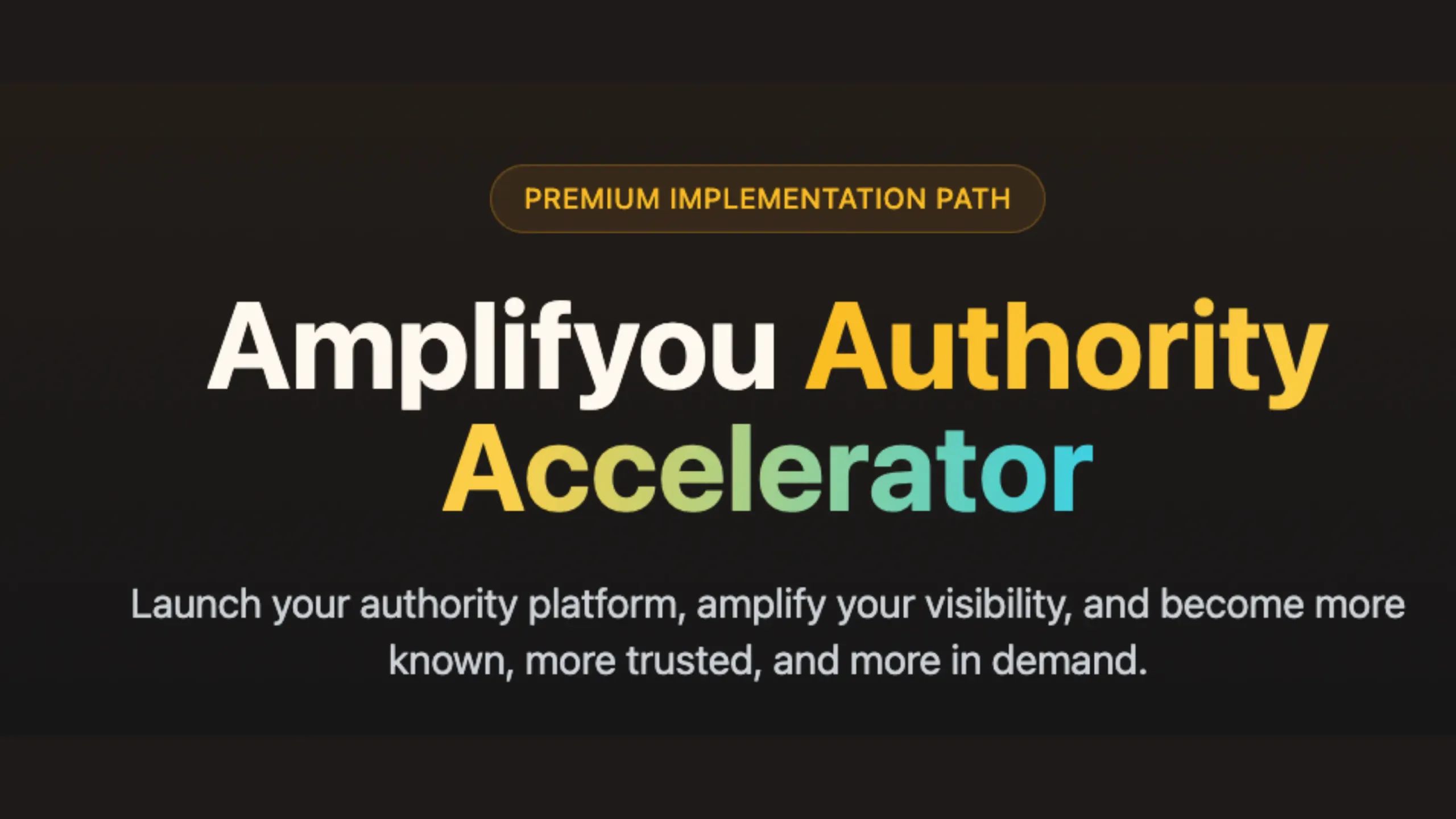 Authority Accelerator
