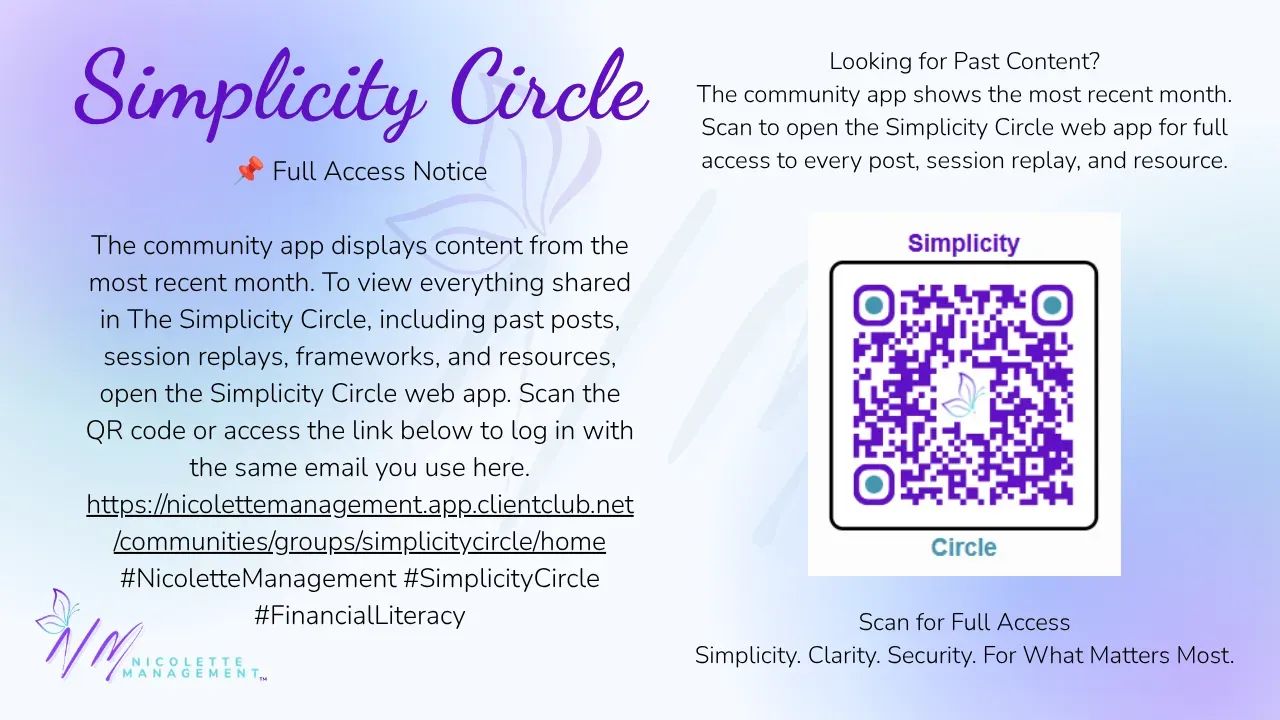The Simplicity Circle