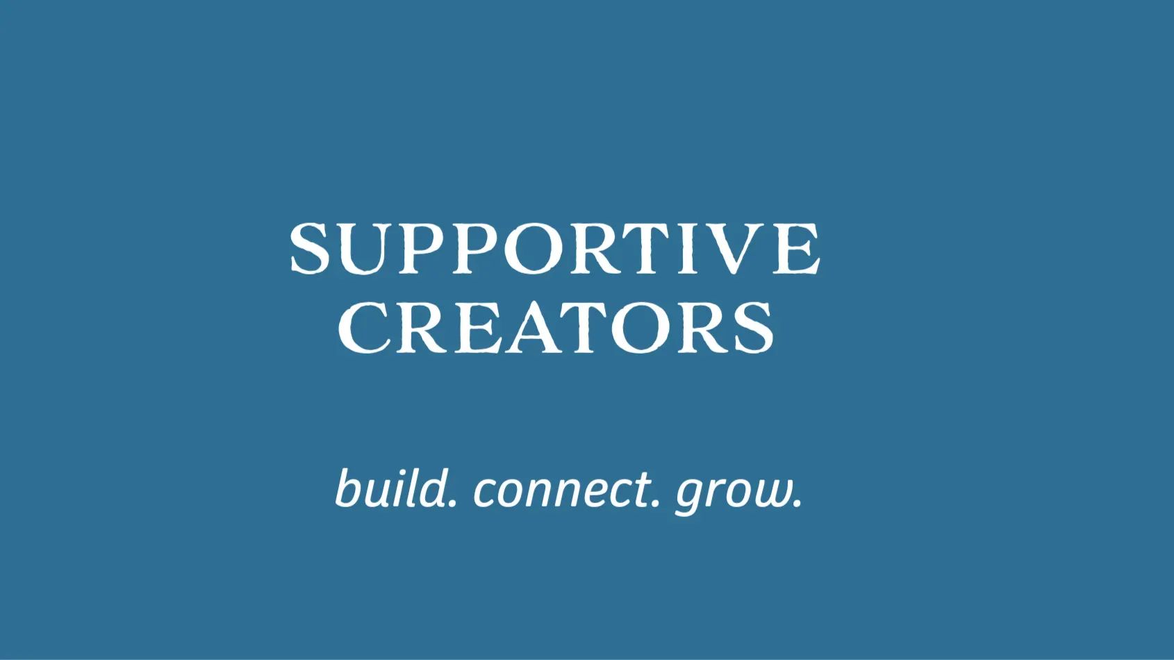 supportive creator hub