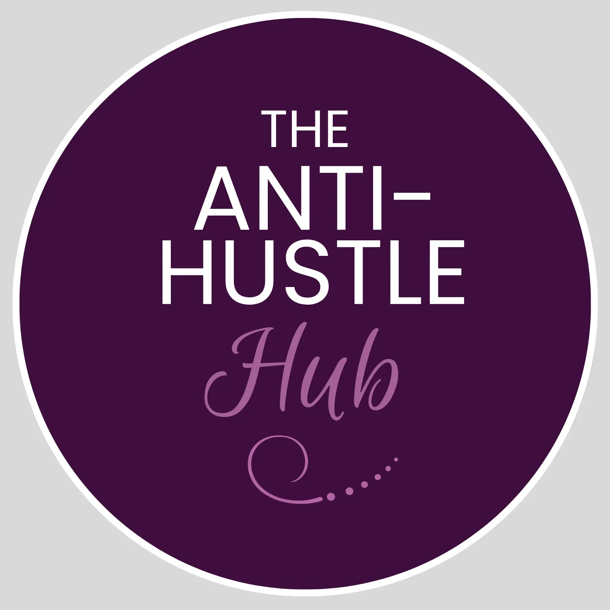 The Anti-Hustle Hub logo