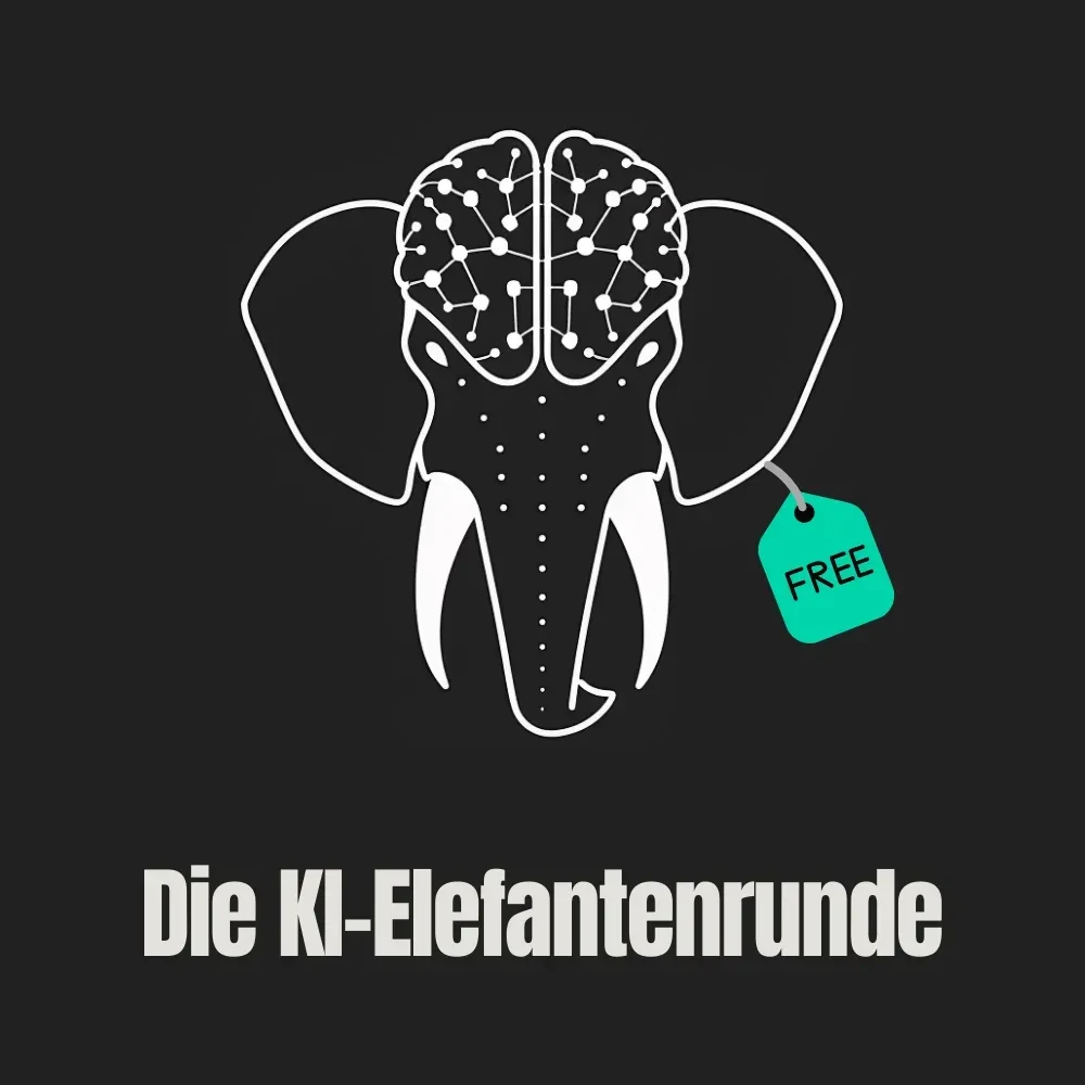 Die KI-Elefantenrunde (free) logo
