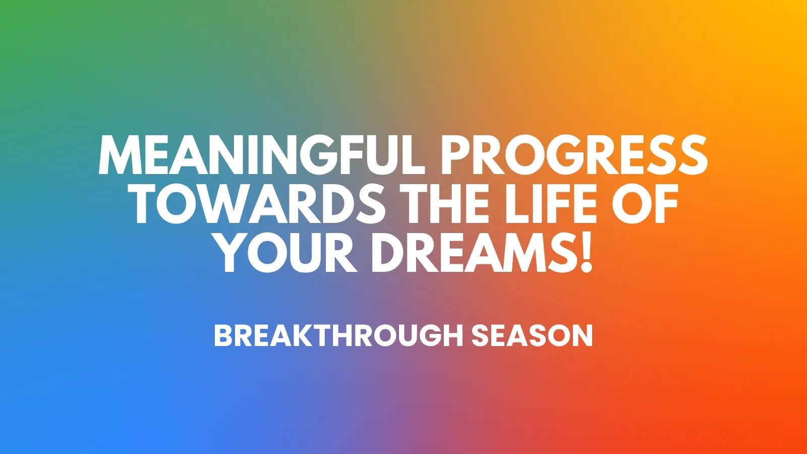 Breakthrough Tribe