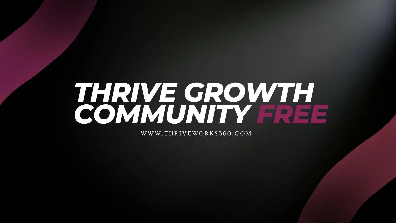 Thrive Growth Community banner