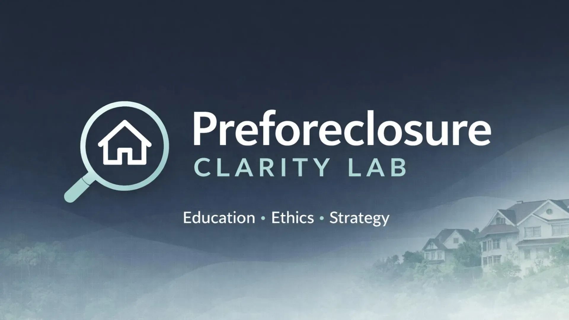 Pre foreclosure Clarity Lab