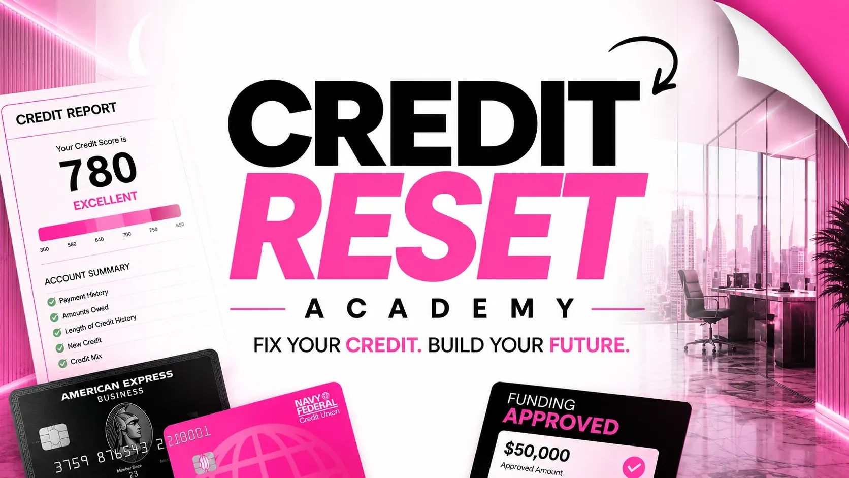 DIY Credit Reset Academy banner