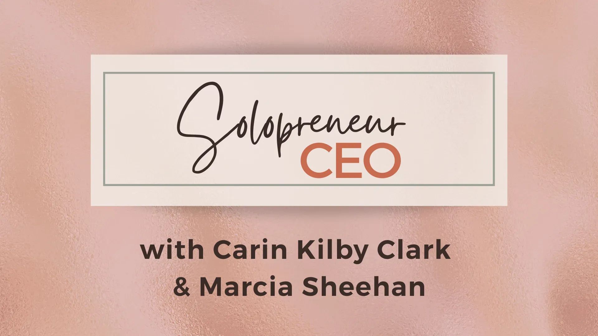 Solopreneur CEO™ Community