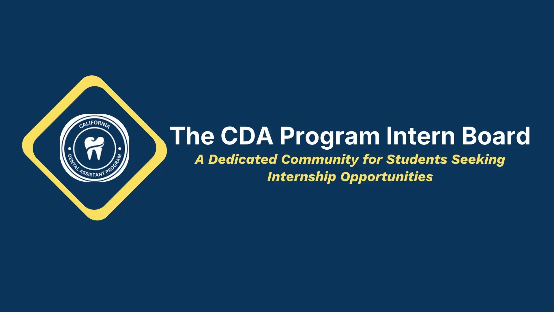 The CDA Program Intern Board
