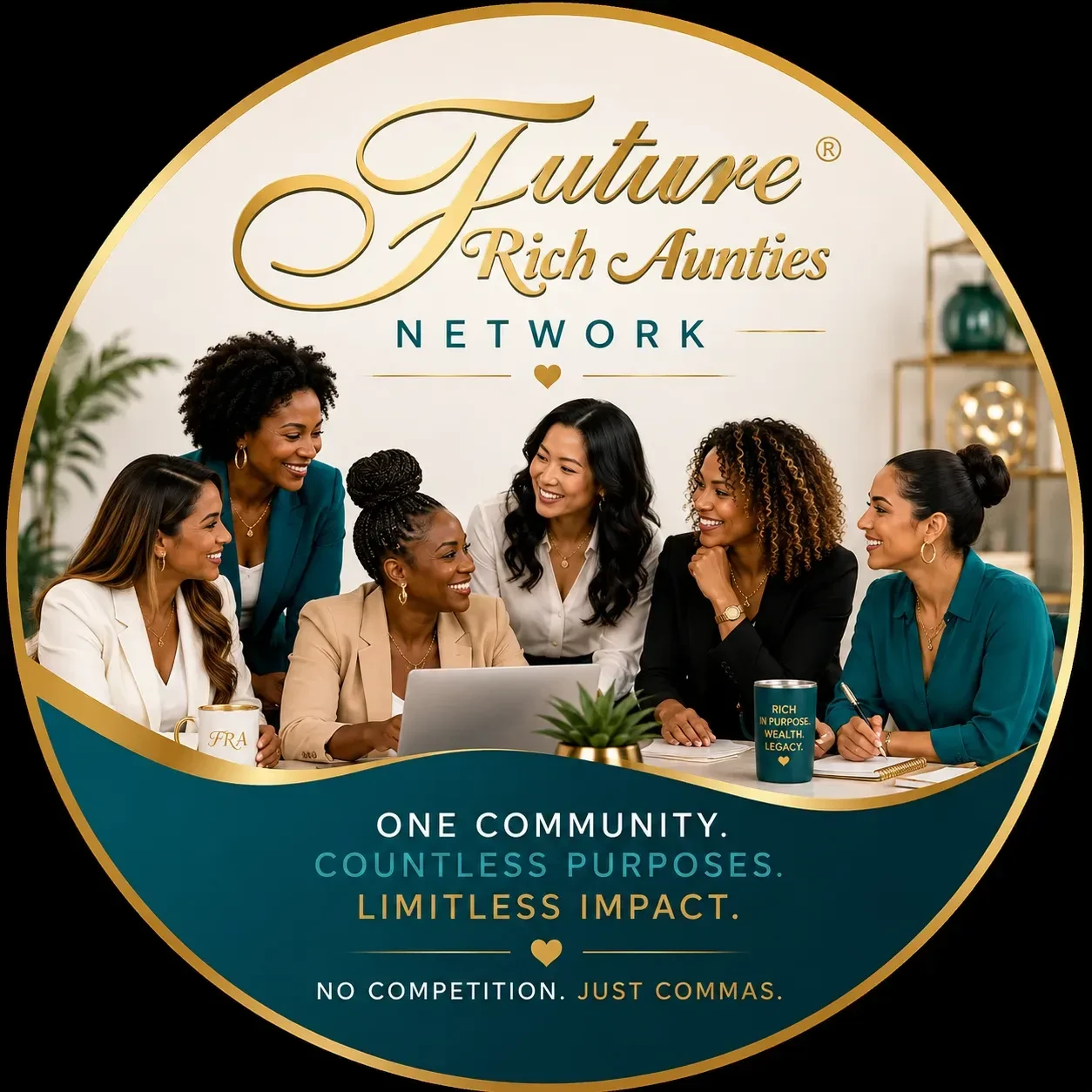 The Future Rich Aunties Portal logo