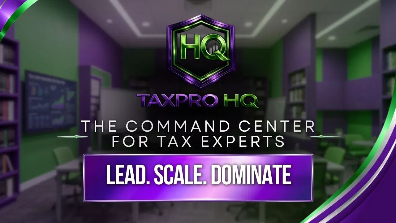 TaxPro HQ banner