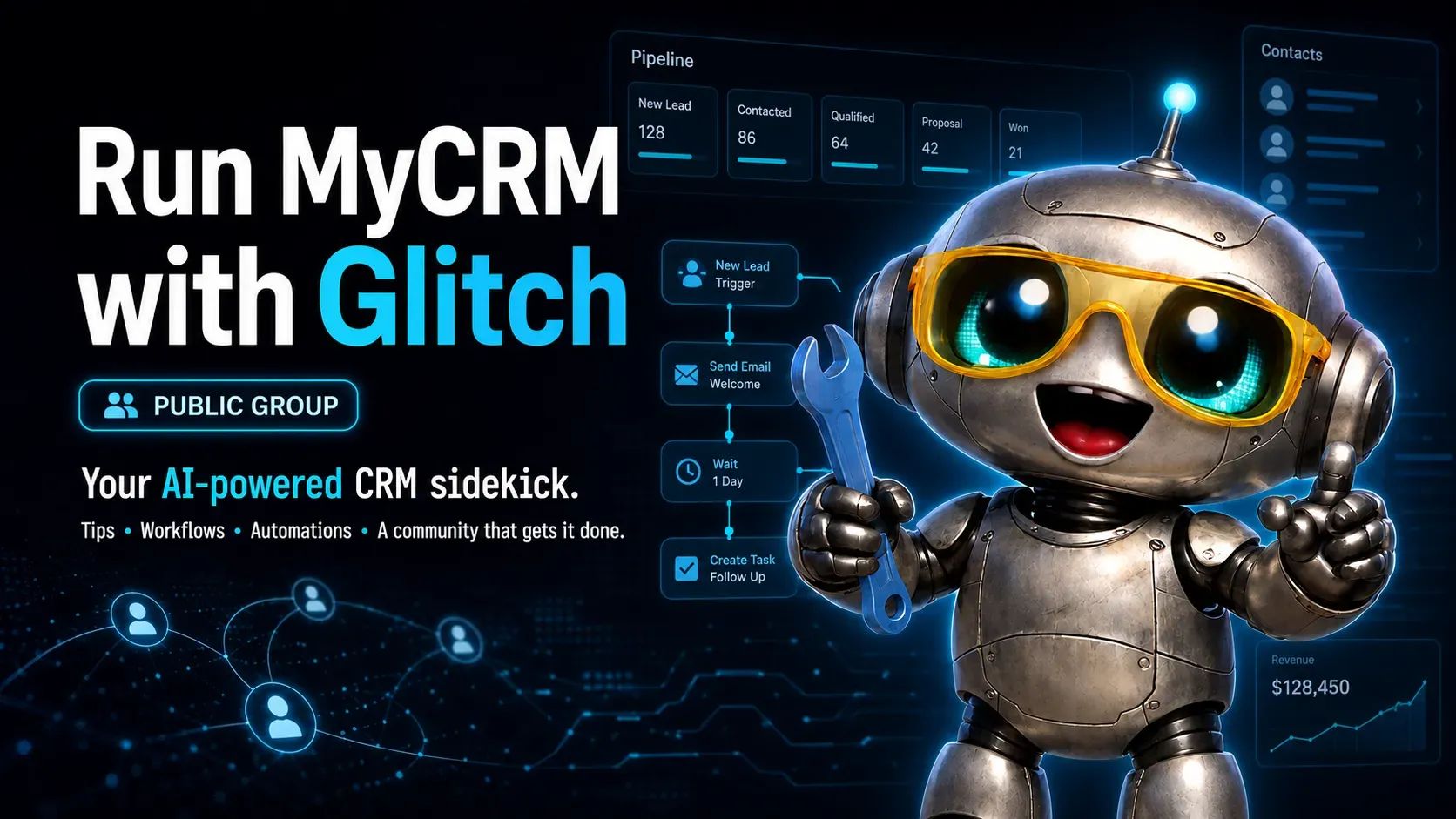 Run MyCRM with Glitch
