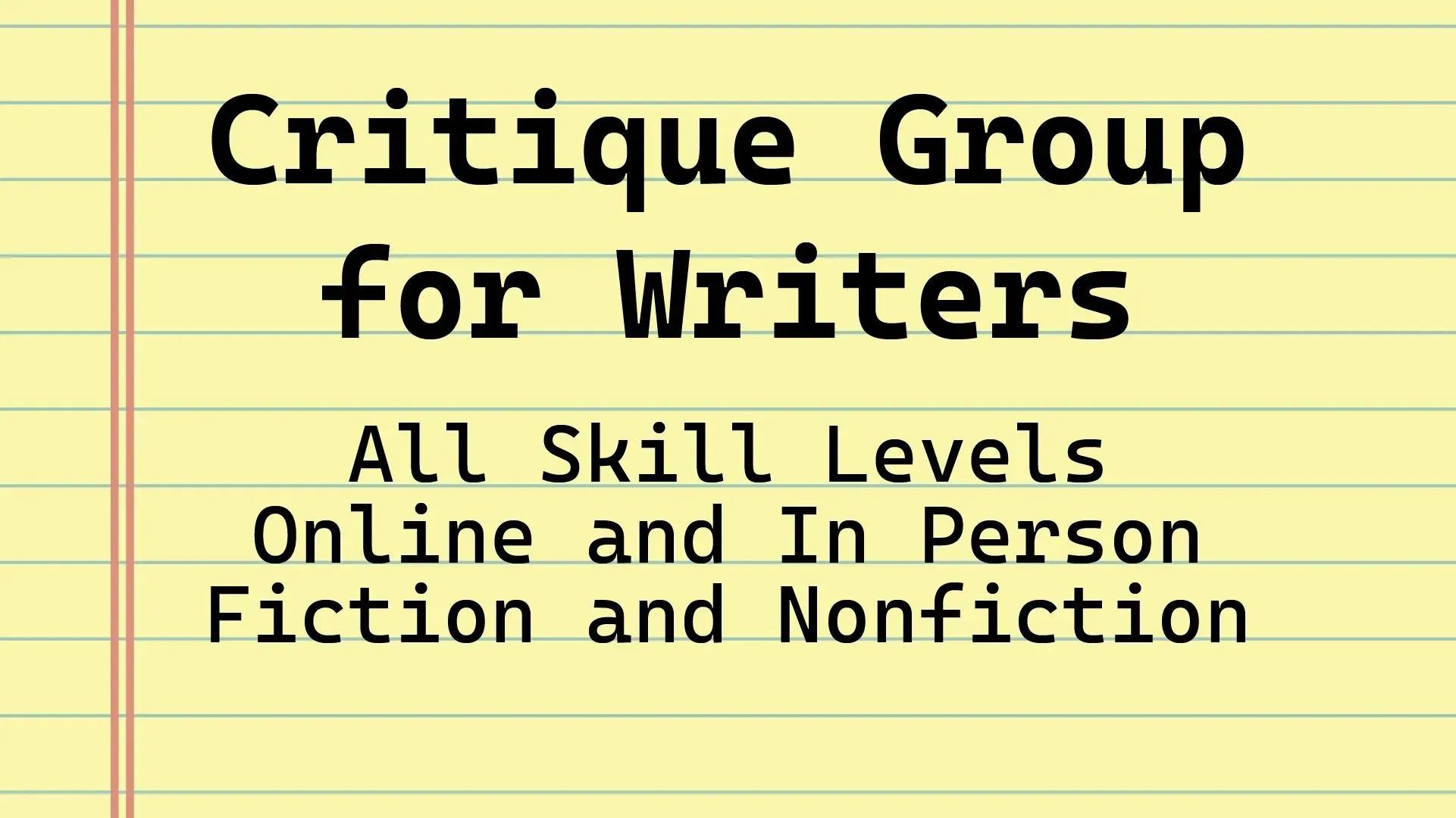 AW Critique Group For Writers