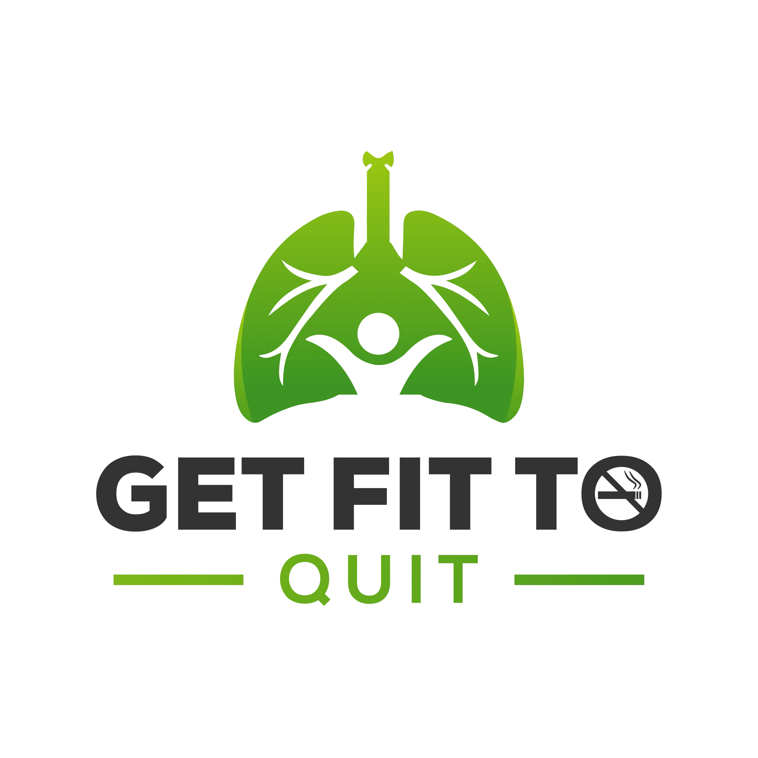 GET FIT TO QUIT™🚭 (smoking) logo