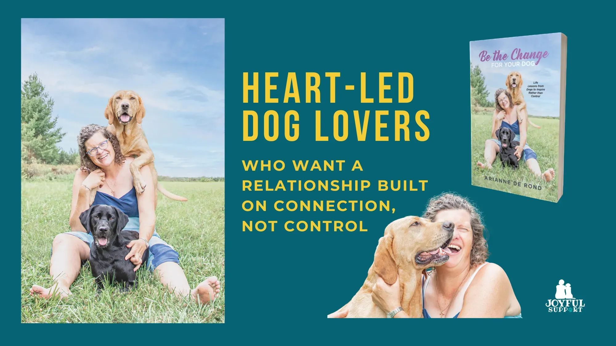 Heart-led DOG lovers banner