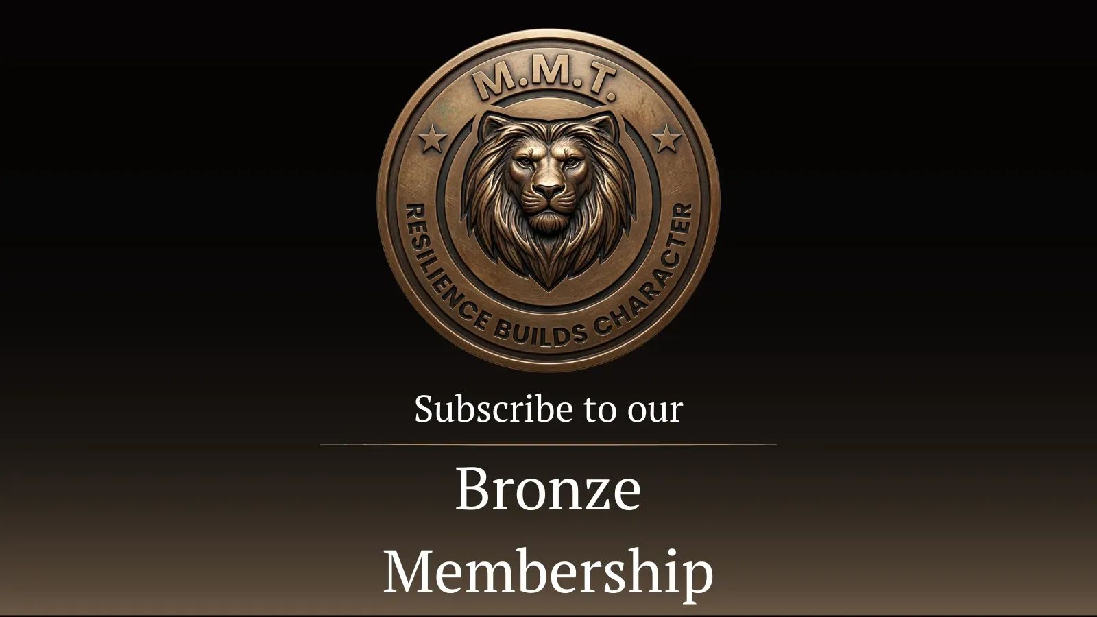 Bronze Membership banner