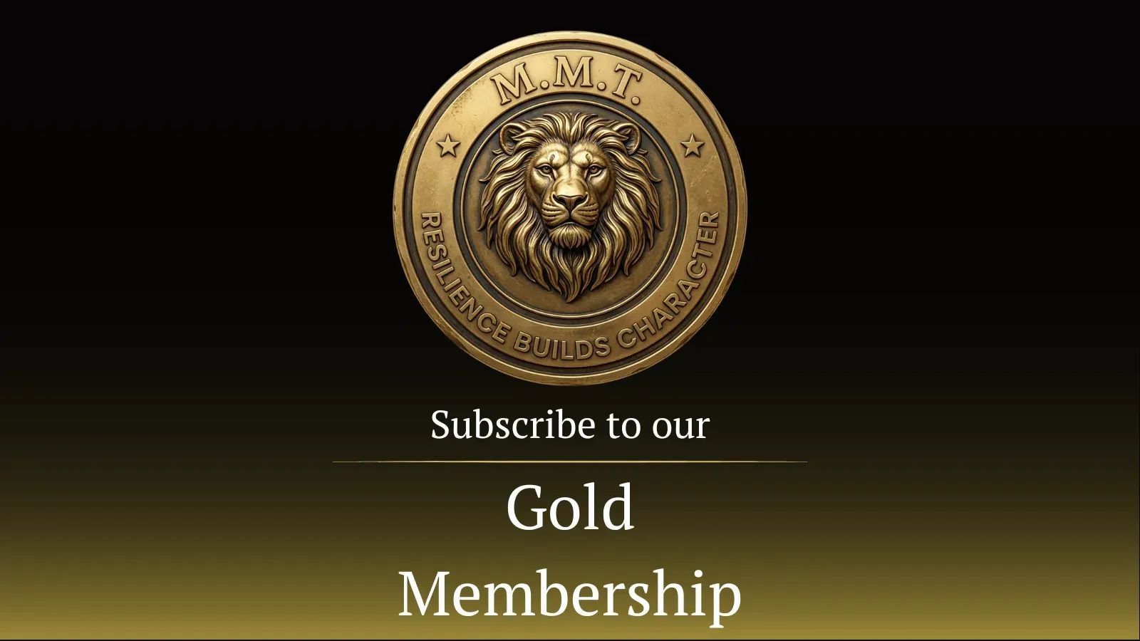 Gold Membership banner
