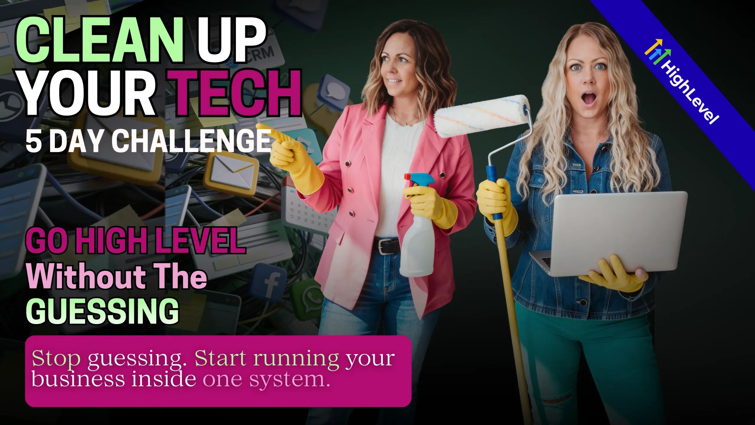5 day Challenge Tech Clean Up banner