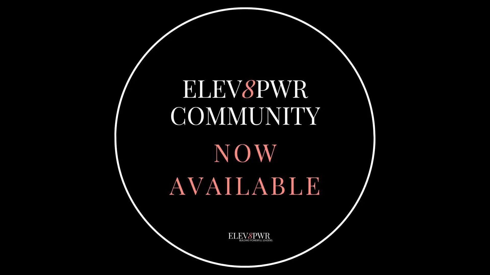The ELEV8PWR Community