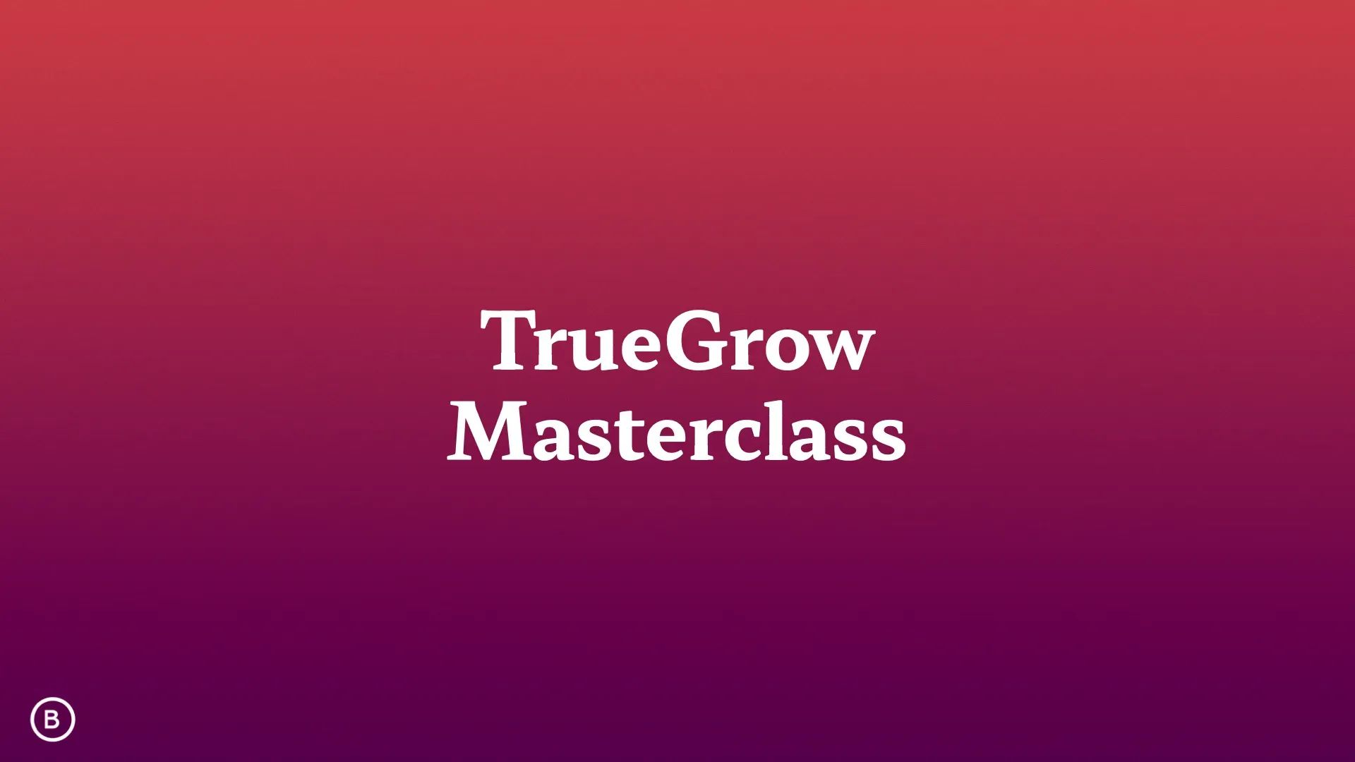 하이퍼클래스TrueGrow banner