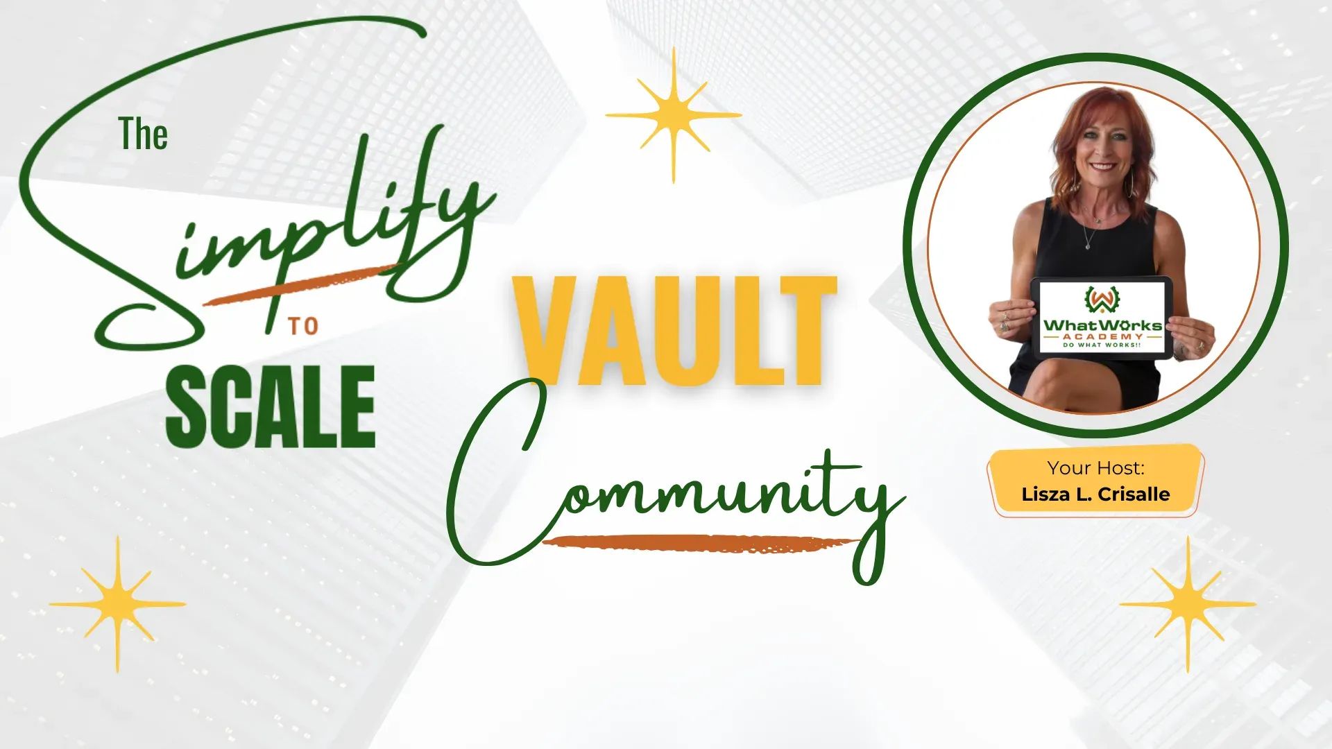 Simplify to Scale Summit Vault
