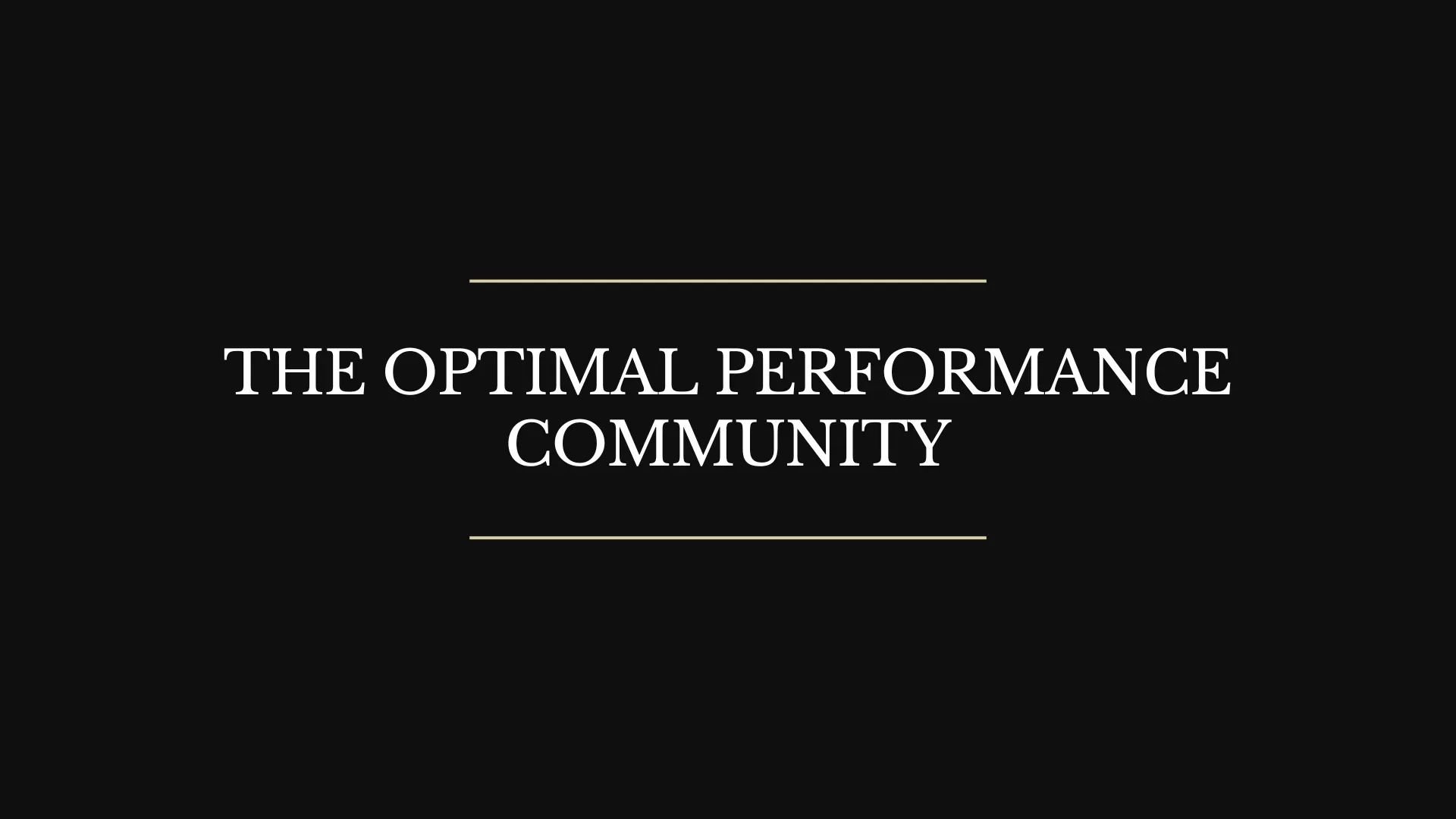 The OP Community