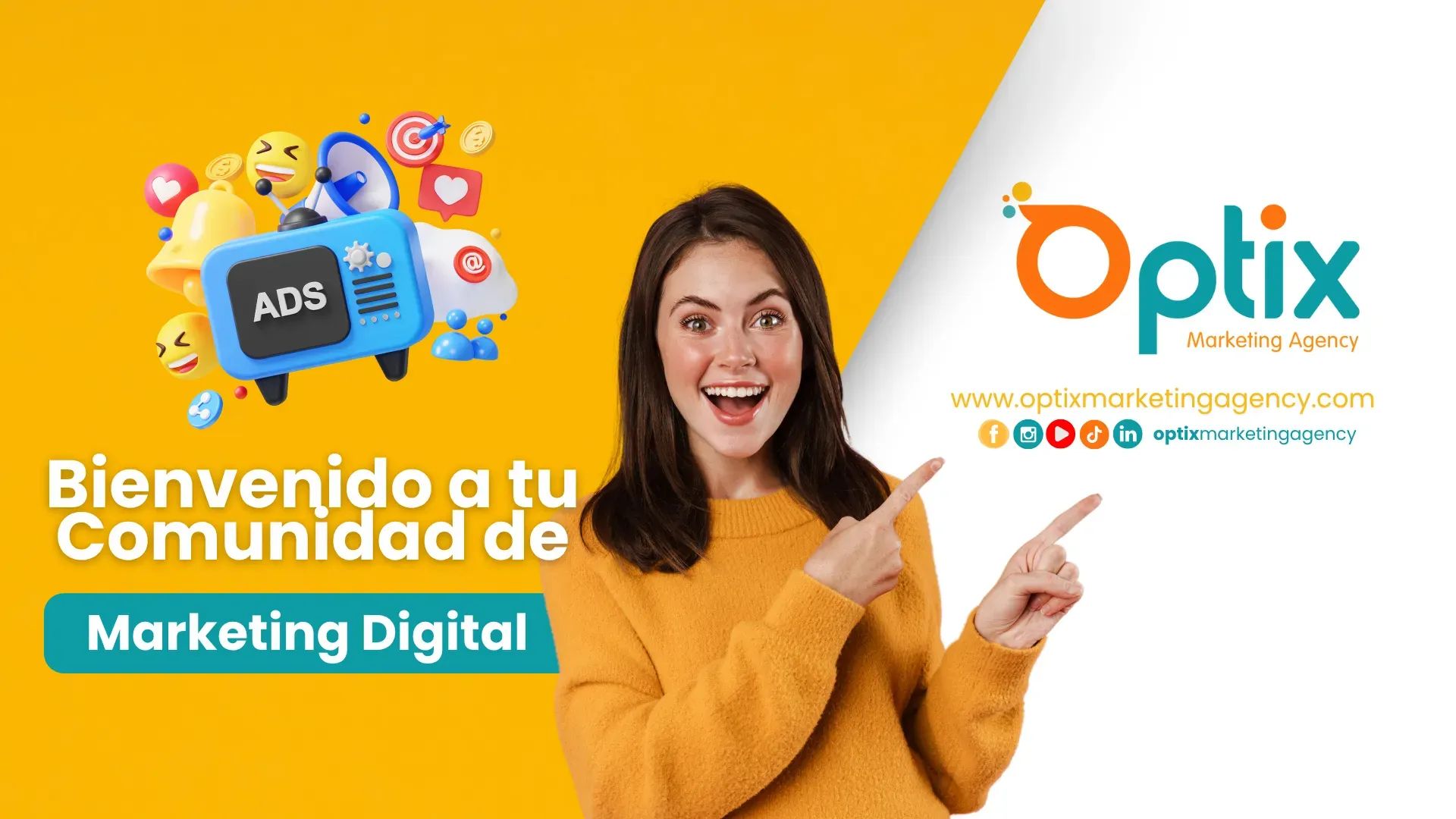 Comunidad Optix banner