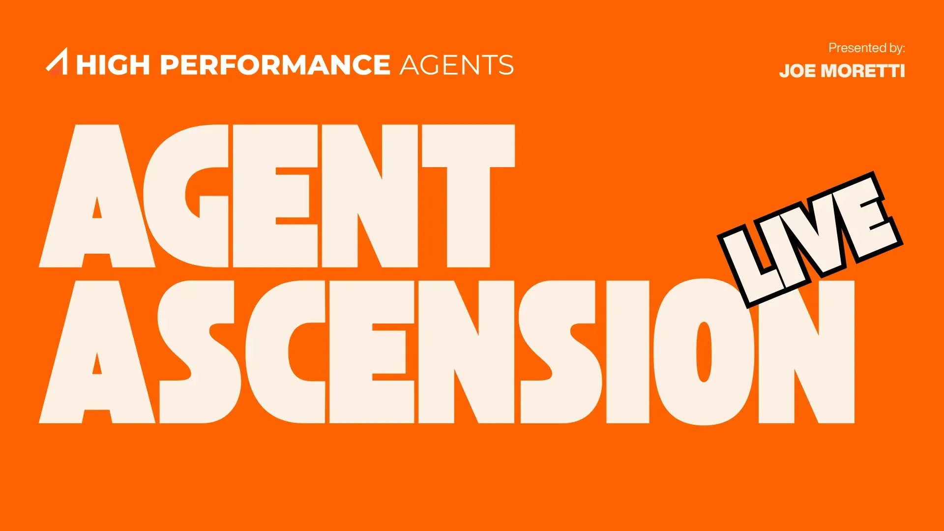 Agent Ascension LIVE