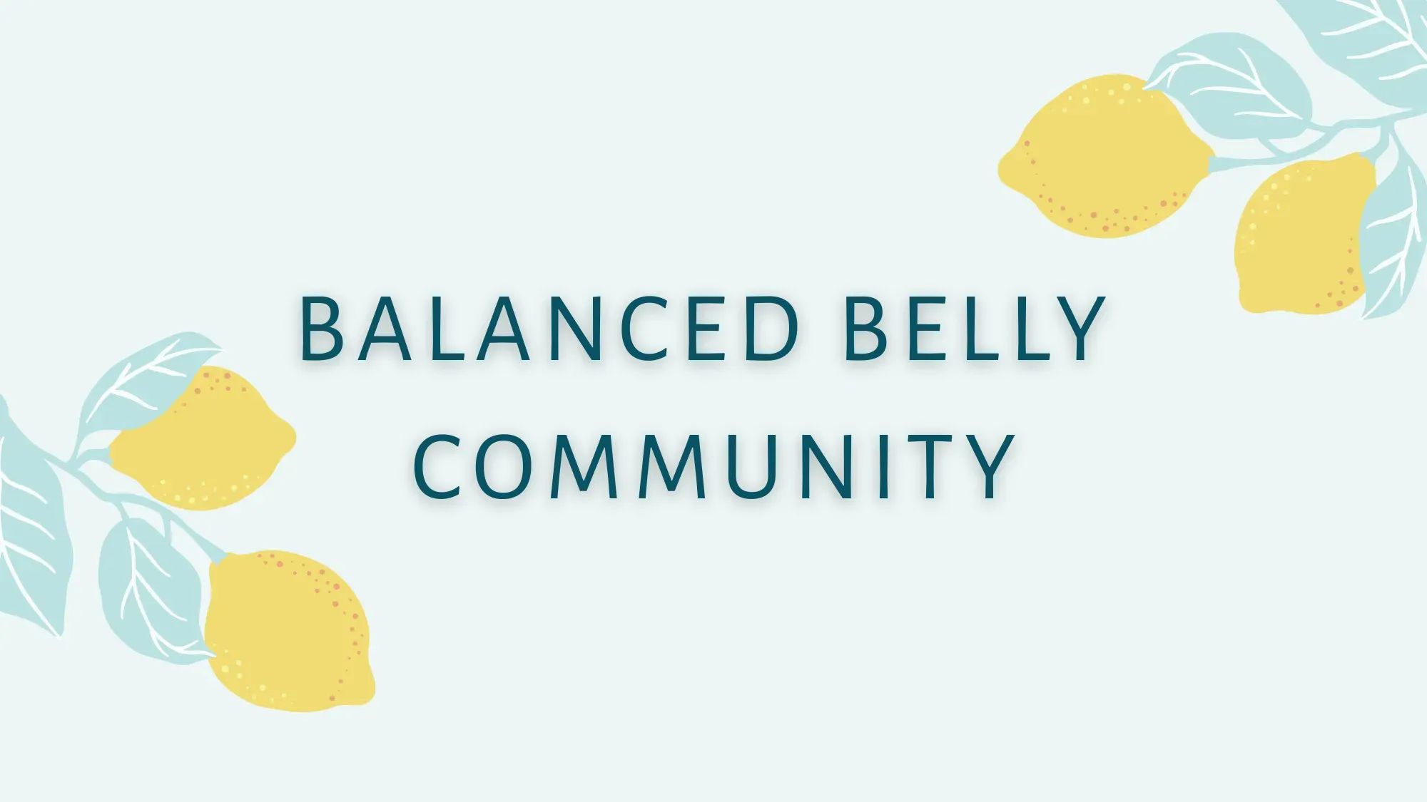 Balanced Belly Community