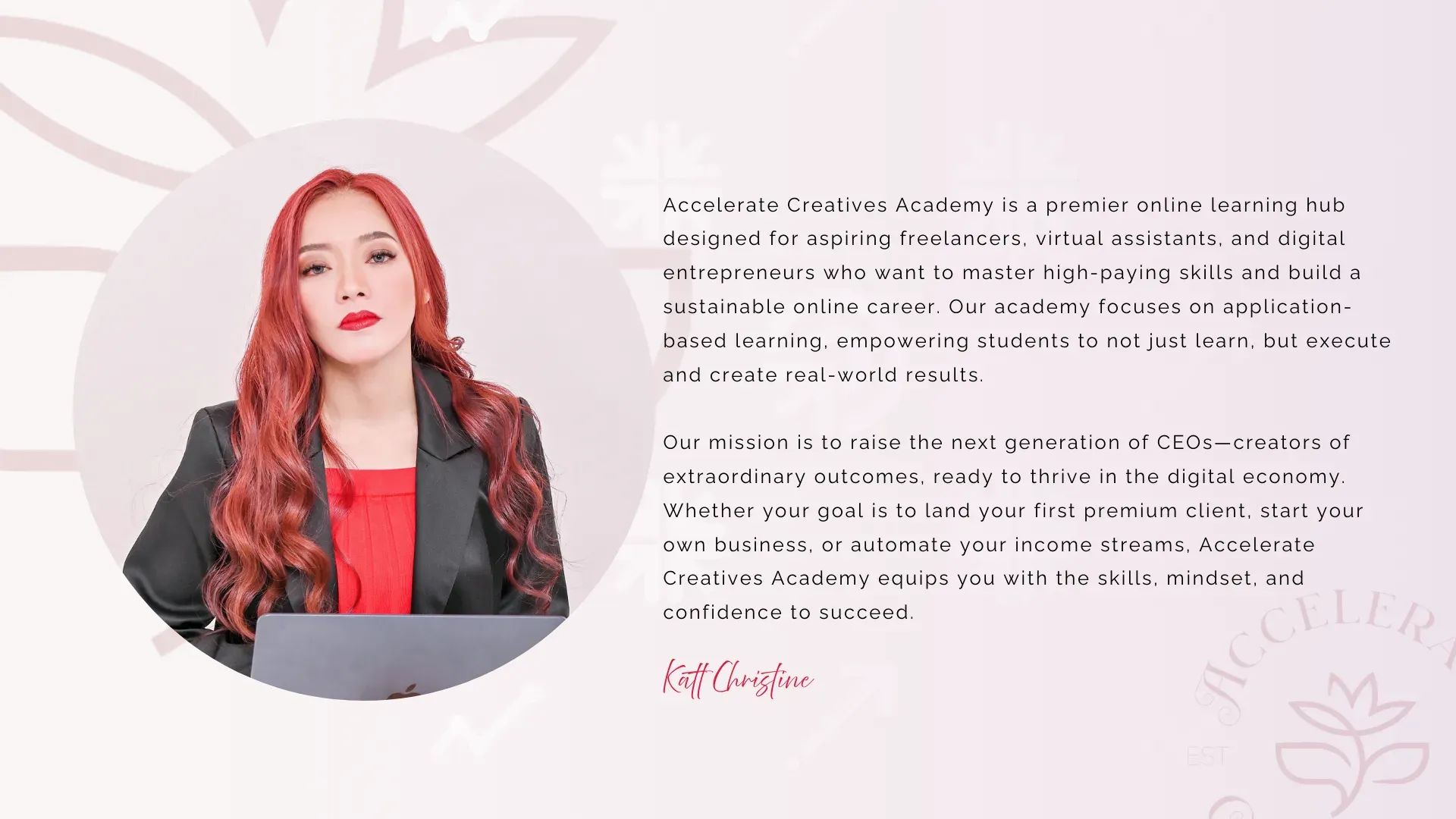 ACCELERATE CREATIVES ACADEMY