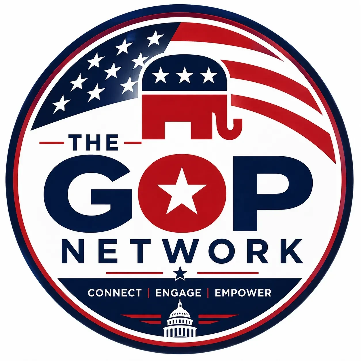 The GOP Network logo
