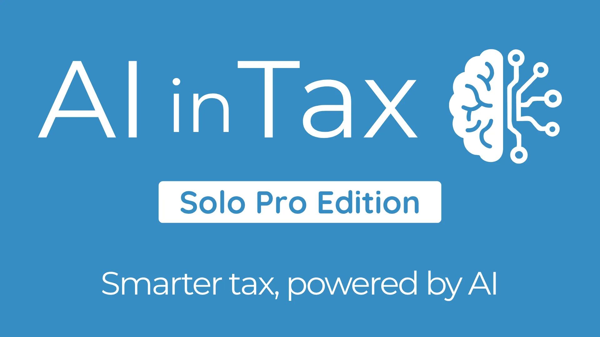 AI in Tax Solo Pro Edition banner