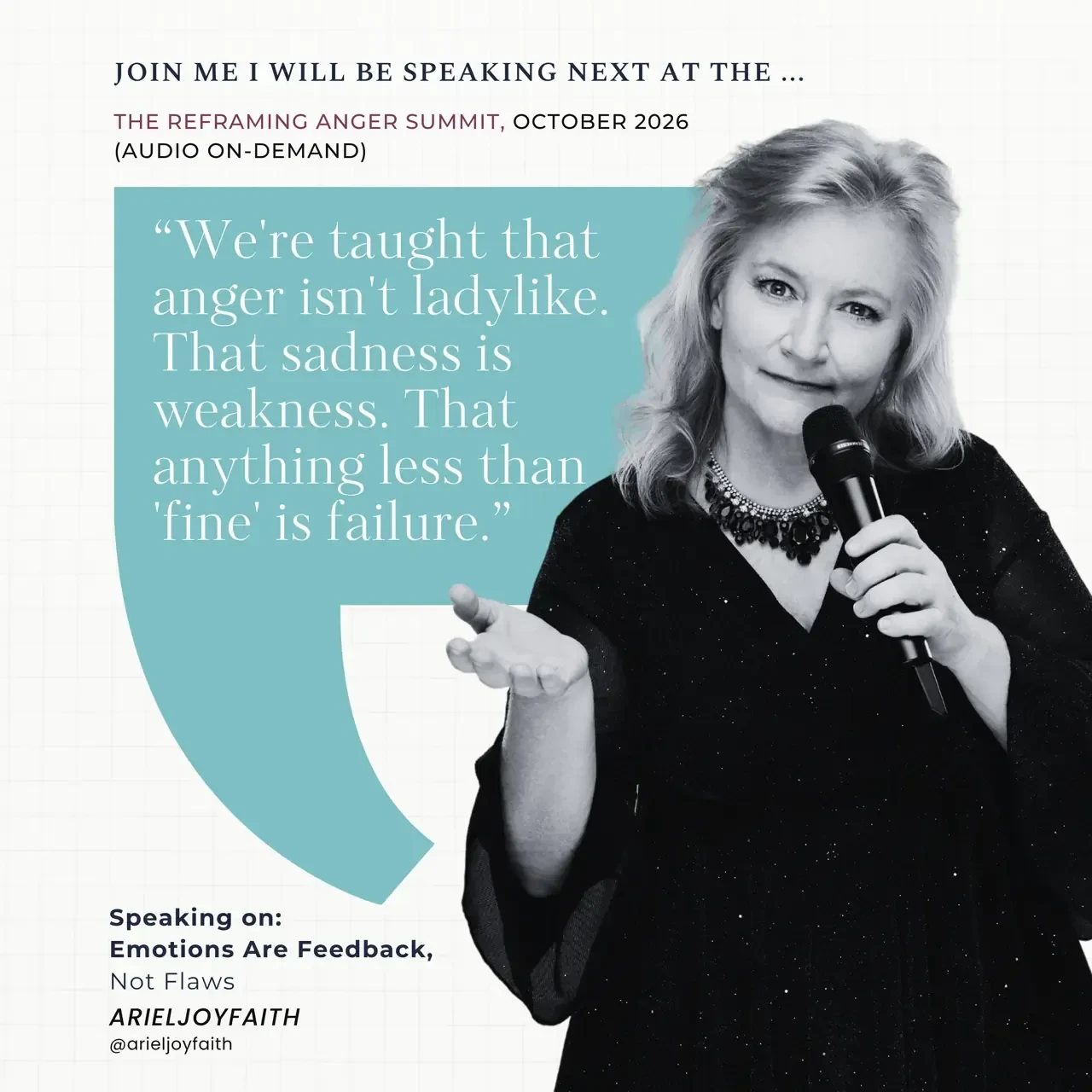 Join me at the Upcoming Reframing Anger Summit Audio On-Demand