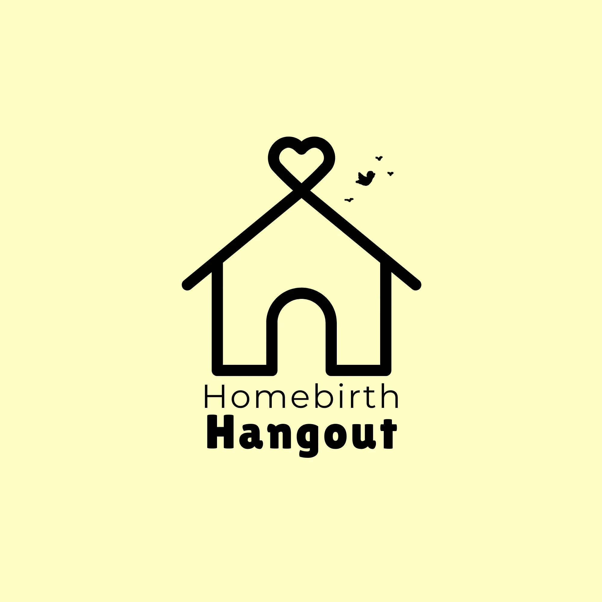 The Homebirth Hangout logo