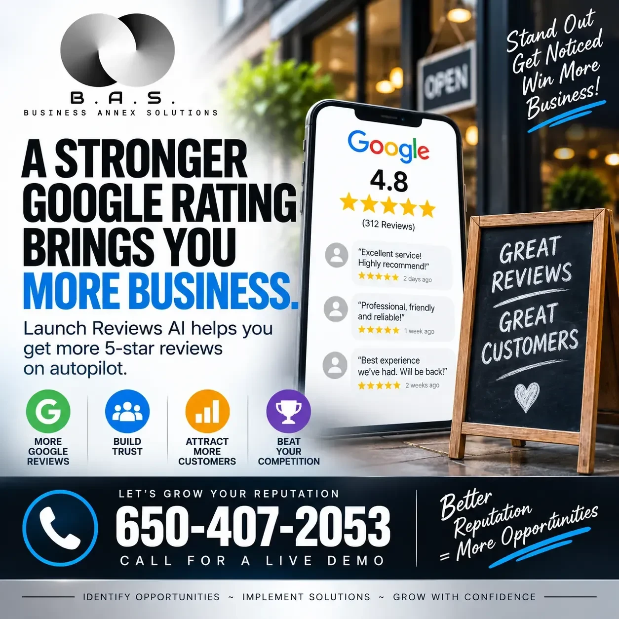Get Your Review, It's Your Part Of Your Business Too.