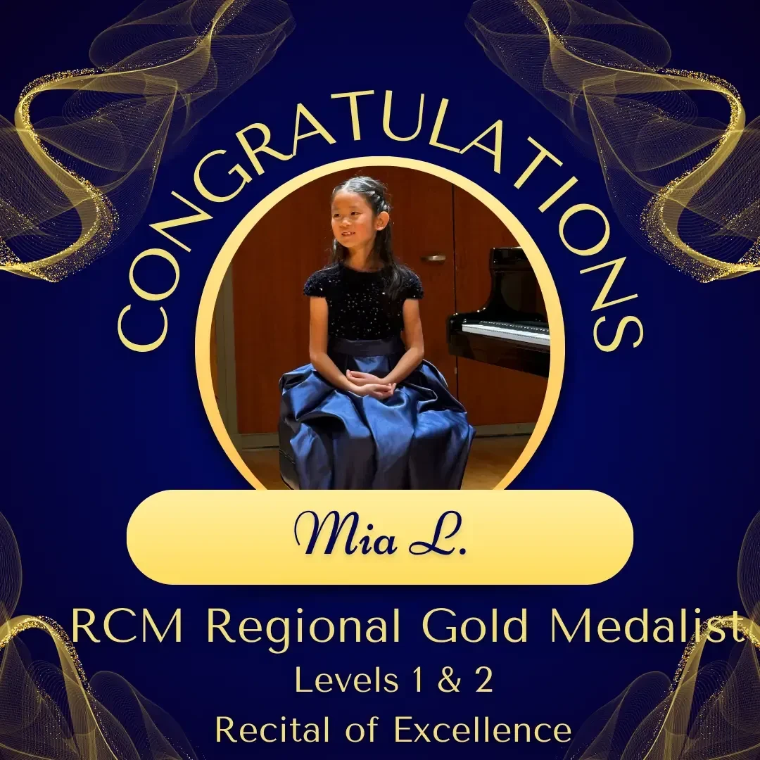Congratulations Mia L. Double Regional Gold Medalist
