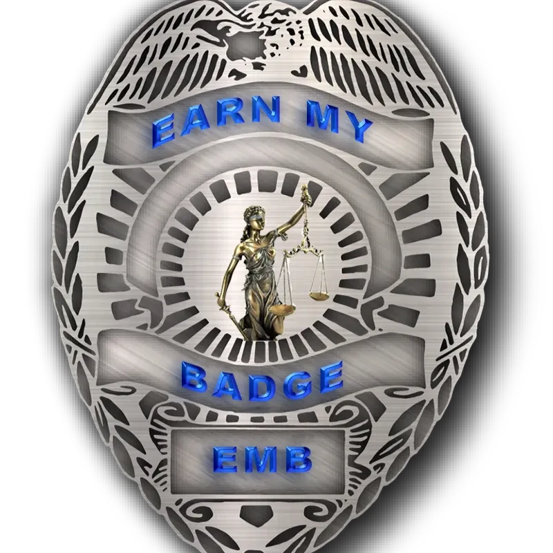 Earn My Badge Hired- Free logo
