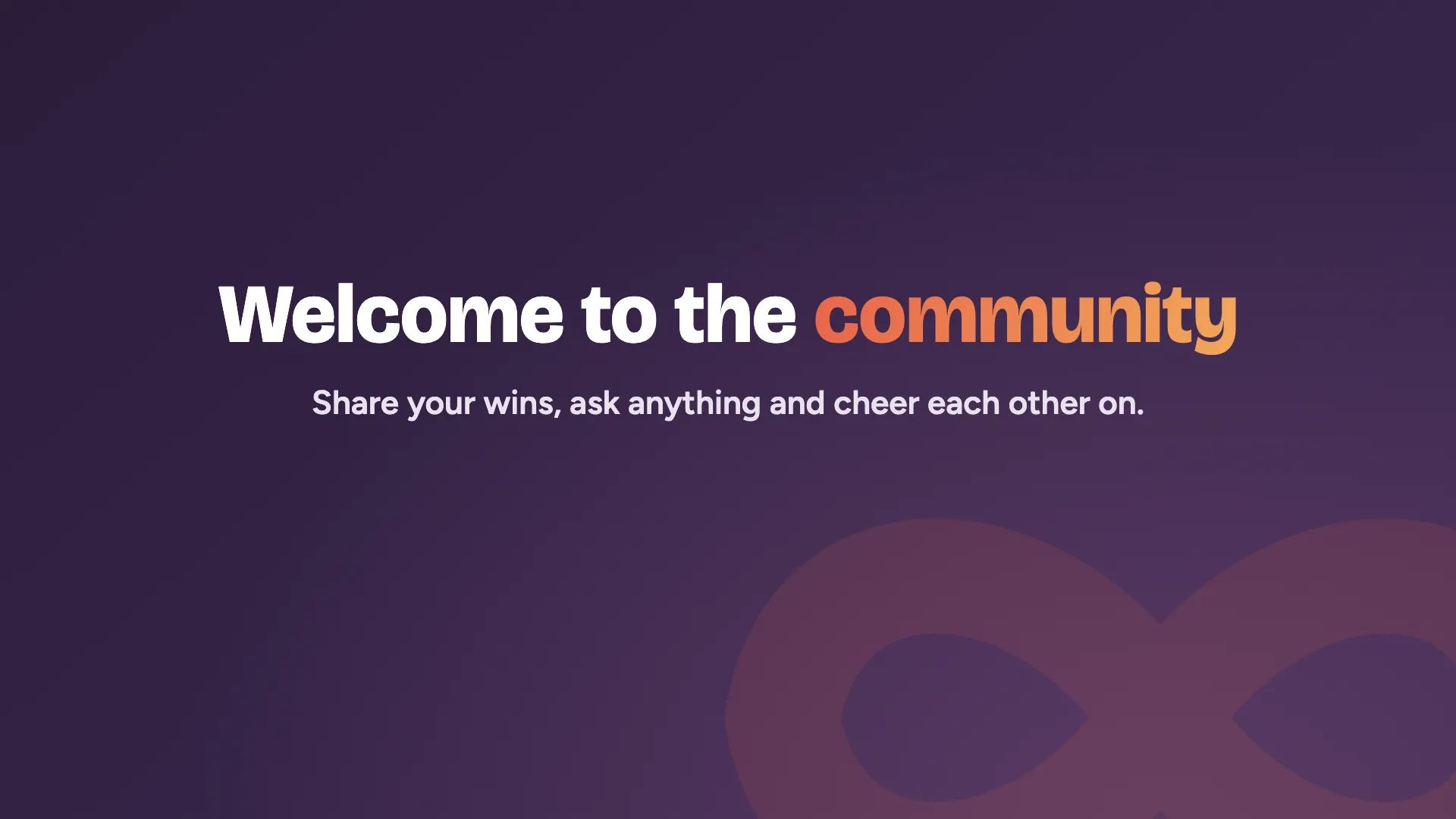Your Membership Community banner